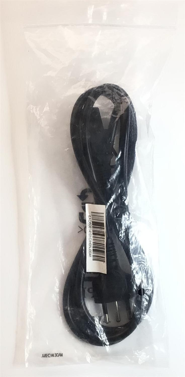 CABLE DE 3 CLAVIJAS TIPO ITALIANO  PARA MONITOR Y TV “NUEVO“ / CON ENCHUFE TIPO AMERICANO  / 10 A / 16 A / 220-250 V / 120 V /  3 CLAVIJAS  / COMPATIBLE CON DIFERENTES DISPOSITIVOS         - Imagen 3
